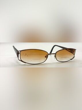 Splendor SP807 Brown Oval Metal Sunglasses Frames Only